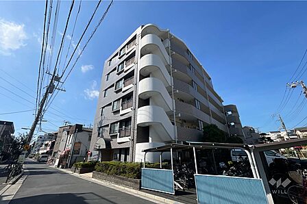 キャニオングランデお花茶屋の外観(北東側から)