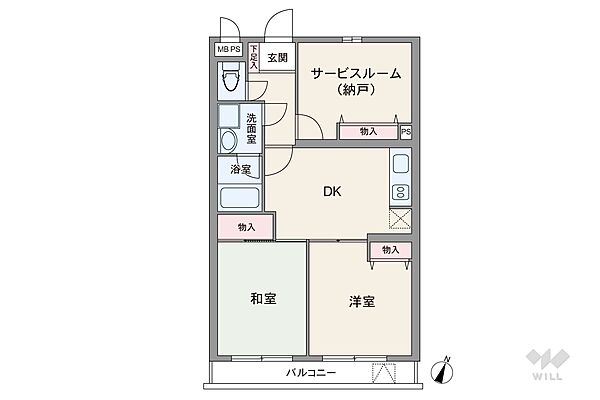 間取りを拡大表示
