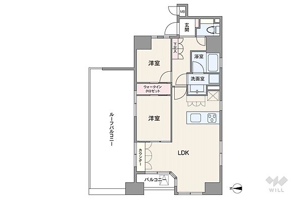 間取りを拡大表示