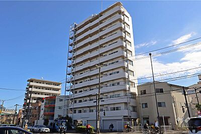 外観：グリーンパーク金町2の外観（北西側から）