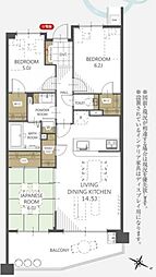 間取図画像 3LDK