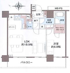 間取図画像 1LDK