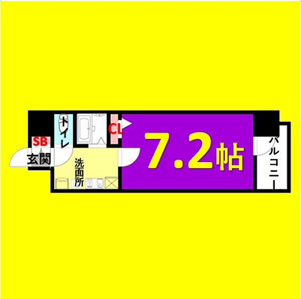 ベレーサ金山 ｜愛知県名古屋市中区正木4丁目(賃貸マンション1K・2階・24.30㎡)の写真 その2