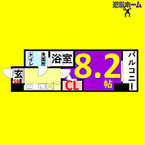 ヴェッセル幅下  ｜ 愛知県名古屋市西区幅下2丁目（賃貸マンション1K・1階・24.06㎡） その2