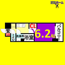 メイクス矢場町  ｜ 愛知県名古屋市中区新栄1丁目（賃貸マンション1K・6階・22.23㎡） その2