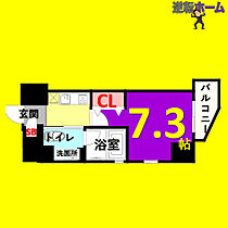 カレント今池  ｜ 愛知県名古屋市千種区仲田2丁目（賃貸マンション1K・3階・24.32㎡） その2