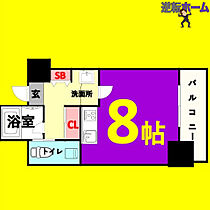 ル・ブルー鶴舞  ｜ 愛知県名古屋市中区千代田2丁目（賃貸マンション1K・7階・26.72㎡） その2