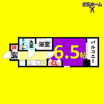 パルティーダ  ｜ 愛知県名古屋市北区平安1丁目（賃貸マンション1K・8階・24.82㎡） その2