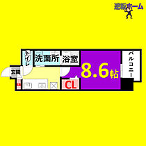 パルティール浅間町  ｜ 愛知県名古屋市西区新道1丁目（賃貸マンション1K・4階・23.05㎡） その2