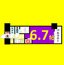 プレサンス上前津エレスタ  ｜ 愛知県名古屋市中区千代田3丁目（賃貸マンション1K・15階・22.77㎡） その2