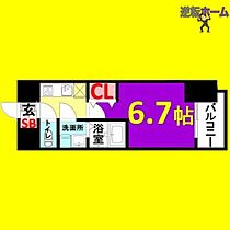 エスリード大須プレシア  ｜ 愛知県名古屋市中区大須1丁目（賃貸マンション1K・10階・25.50㎡） その2