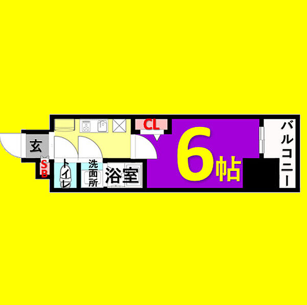 プレサンスNAGOYAシティオ 1007｜愛知県名古屋市中村区若宮町4丁目(賃貸マンション1K・10階・21.76㎡)の写真 その2