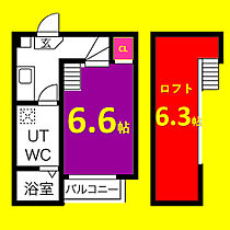 ゼウス  ｜ 愛知県名古屋市北区辻本通1丁目（賃貸アパート1K・2階・21.58㎡） その2