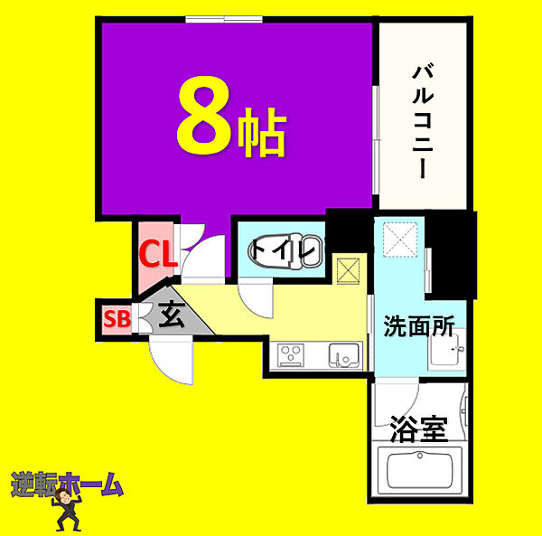 ベルビレッジ覚王山 ｜愛知県名古屋市千種区姫池通2丁目(賃貸マンション1K・1階・24.91㎡)の写真 その2