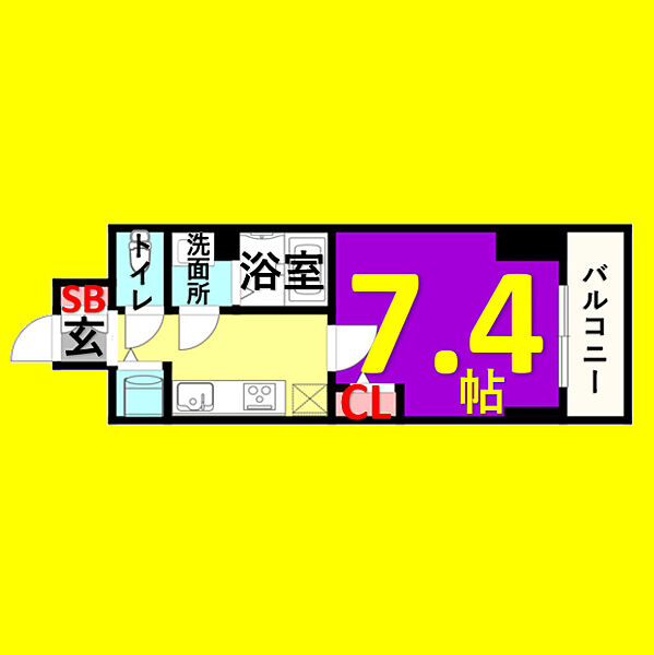 エスリード新栄グランラグジェ ｜愛知県名古屋市千種区新栄3丁目(賃貸マンション1K・2階・25.11㎡)の写真 その2