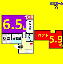 LALA FLAT ATSUTA KIRITOCHOU 206 ｜ 愛知県名古屋市熱田区切戸町2丁目4-1（賃貸アパート1K・2階・20.19㎡） その2