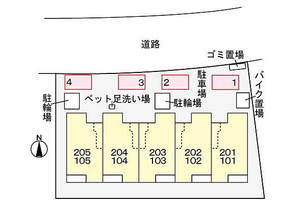 レジデンス・ミナミII ｜千葉県松戸市二十世紀が丘萩町(賃貸アパート1LDK・1階・38.01㎡)の写真 その21