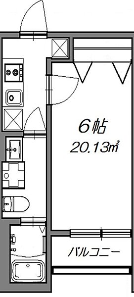 ベルメント陣屋前Ａ棟 ｜千葉県松戸市常盤平陣屋前(賃貸アパート1K・2階・20.13㎡)の写真 その2