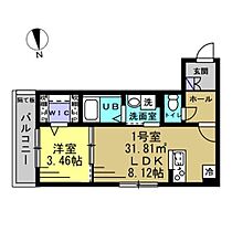 Eris新松戸  ｜ 千葉県松戸市新松戸3丁目（賃貸アパート1LDK・3階・31.81㎡） その2