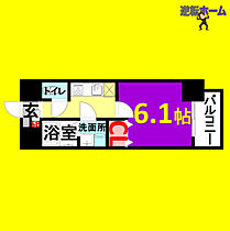 スカイホース  ｜ 愛知県名古屋市北区田幡2丁目（賃貸マンション1K・6階・24.96㎡） その2