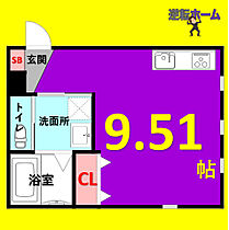 ピアチェーレ名駅 101 ｜ 愛知県名古屋市中村区太閤通6丁目39（賃貸マンション1R・1階・23.69㎡） その2