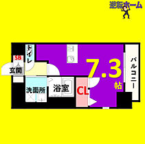 ライジングコート名古屋駅南 501 ｜ 愛知県名古屋市中村区名駅南3丁目10-4（賃貸マンション1K・5階・23.49㎡） その2