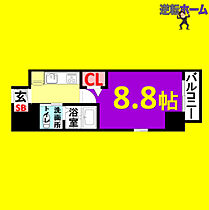 エステムプラザ名古屋・栄プレミアム  ｜ 愛知県名古屋市中区大須3丁目（賃貸マンション1K・5階・24.92㎡） その2