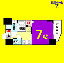 S-RESIDENCE平安通  ｜ 愛知県名古屋市北区御成通3丁目（賃貸マンション1K・5階・24.48㎡） その2