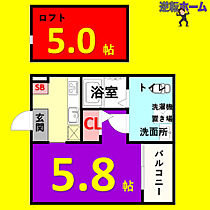 ラ　ヴィータ　フェリーチェ(ラヴィータフェリー 105 ｜ 愛知県名古屋市北区城東町4丁目80-1（賃貸アパート1R・1階・20.08㎡） その2