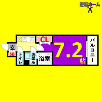 ワールドアイ名古屋城北  ｜ 愛知県名古屋市北区黒川本通5丁目（賃貸マンション1K・8階・24.36㎡） その2