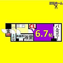 メイクス鶴舞II  ｜ 愛知県名古屋市中区千代田3丁目（賃貸マンション1K・9階・23.37㎡） その2