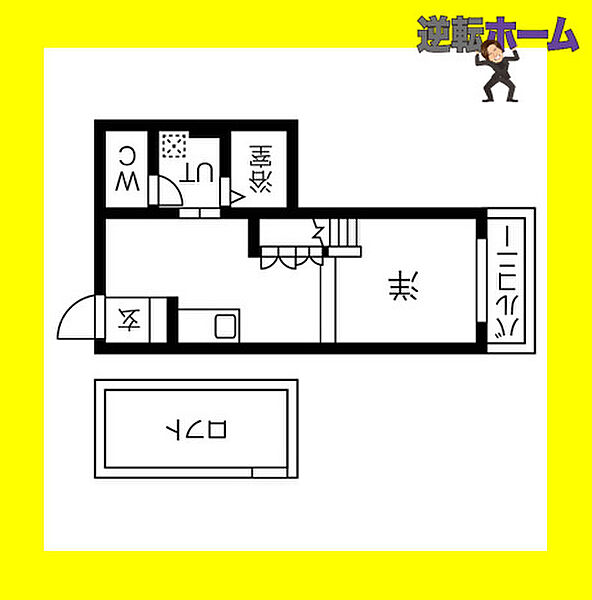 Cielo Vista 101｜愛知県名古屋市中川区南脇町1丁目(賃貸アパート1K・1階・22.75㎡)の写真 その2