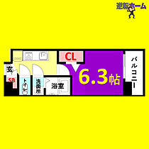 メイクス矢場町  ｜ 愛知県名古屋市中区新栄1丁目（賃貸マンション1K・3階・22.42㎡） その2