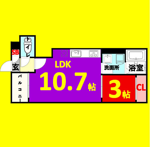 REGALEST三番町 102｜愛知県名古屋市熱田区三番町(賃貸アパート1LDK・1階・32.96㎡)の写真 その2