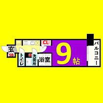 フローラル東別院  ｜ 愛知県名古屋市中区平和2丁目（賃貸マンション1K・6階・27.37㎡） その2