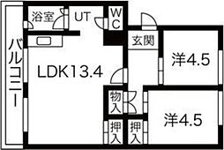 札幌西月寒団地4号棟
