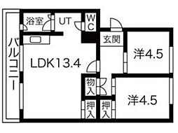 札幌西月寒団地4号棟