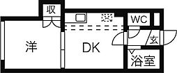 間取図画像 1DK