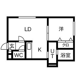 間取図画像 1LDK