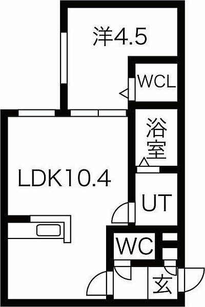 北海道札幌市豊平区平岸三条17丁目(賃貸マンション1LDK・3階・33.61㎡)の写真 その2