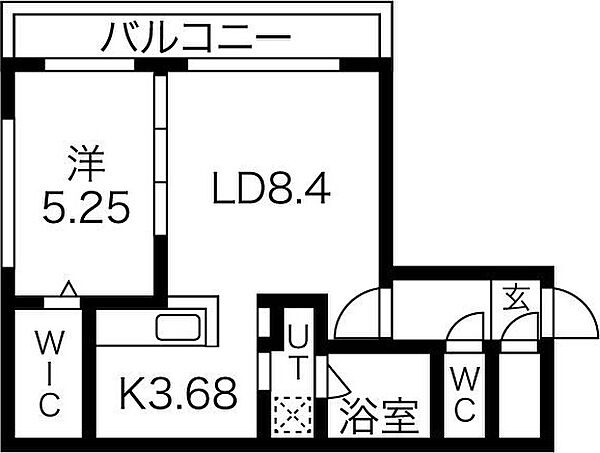 北海道札幌市中央区南十九条西10丁目(賃貸マンション1LDK・4階・41.00㎡)の写真 その2