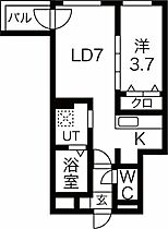 Court　Tiara(コートティアラ)  ｜ 北海道札幌市豊平区西岡四条8丁目（賃貸マンション1LDK・1階・30.20㎡） その2