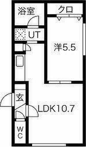 北海道札幌市豊平区西岡四条1丁目(賃貸マンション1LDK・1階・36.03㎡)の写真 その2