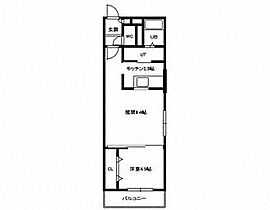 MCティンクII  ｜ 北海道札幌市豊平区豊平二条7丁目（賃貸マンション1LDK・2階・36.42㎡） その2