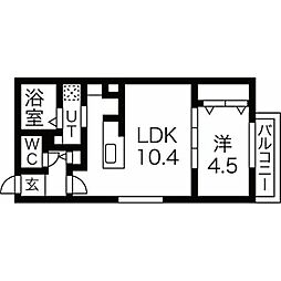 菊水駅 6.5万円