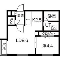 北海道札幌市白石区本郷通6丁目北（賃貸マンション1LDK・1階・34.22㎡） その2