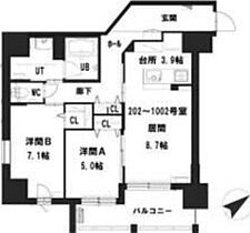 グランメールアサヒVII  ｜ 北海道札幌市白石区本郷通3丁目南（賃貸マンション2LDK・7階・66.00㎡） その2