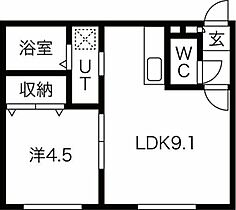 La・Bella(ラベーラ月寒)  ｜ 北海道札幌市豊平区月寒西一条9丁目（賃貸アパート1LDK・3階・31.36㎡） その2