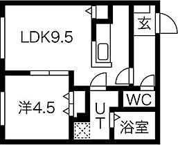 Aster To Parco  ｜ 北海道札幌市豊平区平岸四条15丁目3-47（賃貸マンション1LDK・1階・34.16㎡） その2