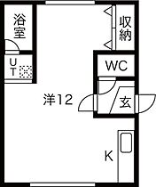 ロイヤルコート水車町A棟  ｜ 北海道札幌市豊平区水車町7丁目（賃貸アパート1R・2階・28.75㎡） その2